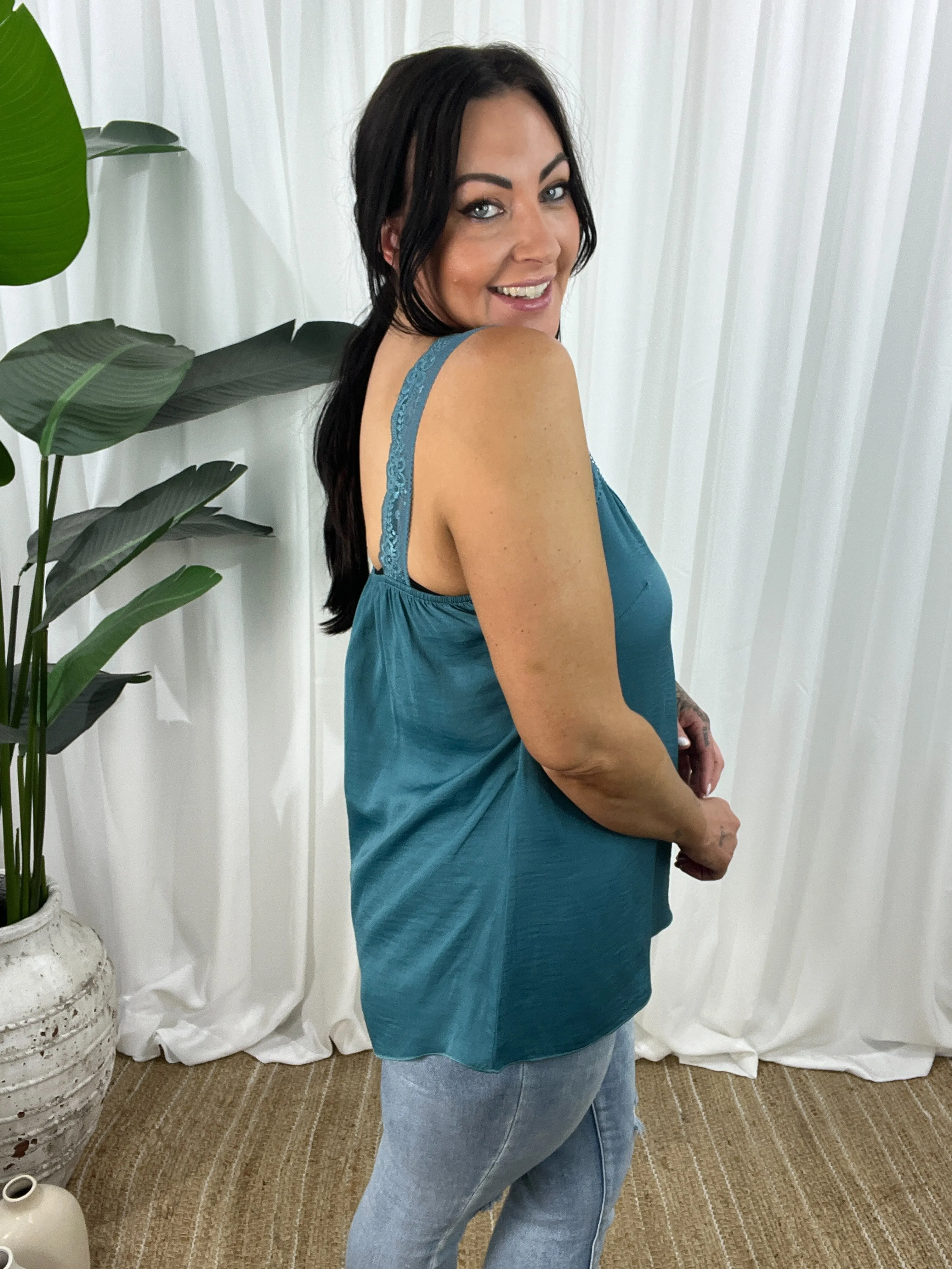 Camdyn Lace Trim Cami
