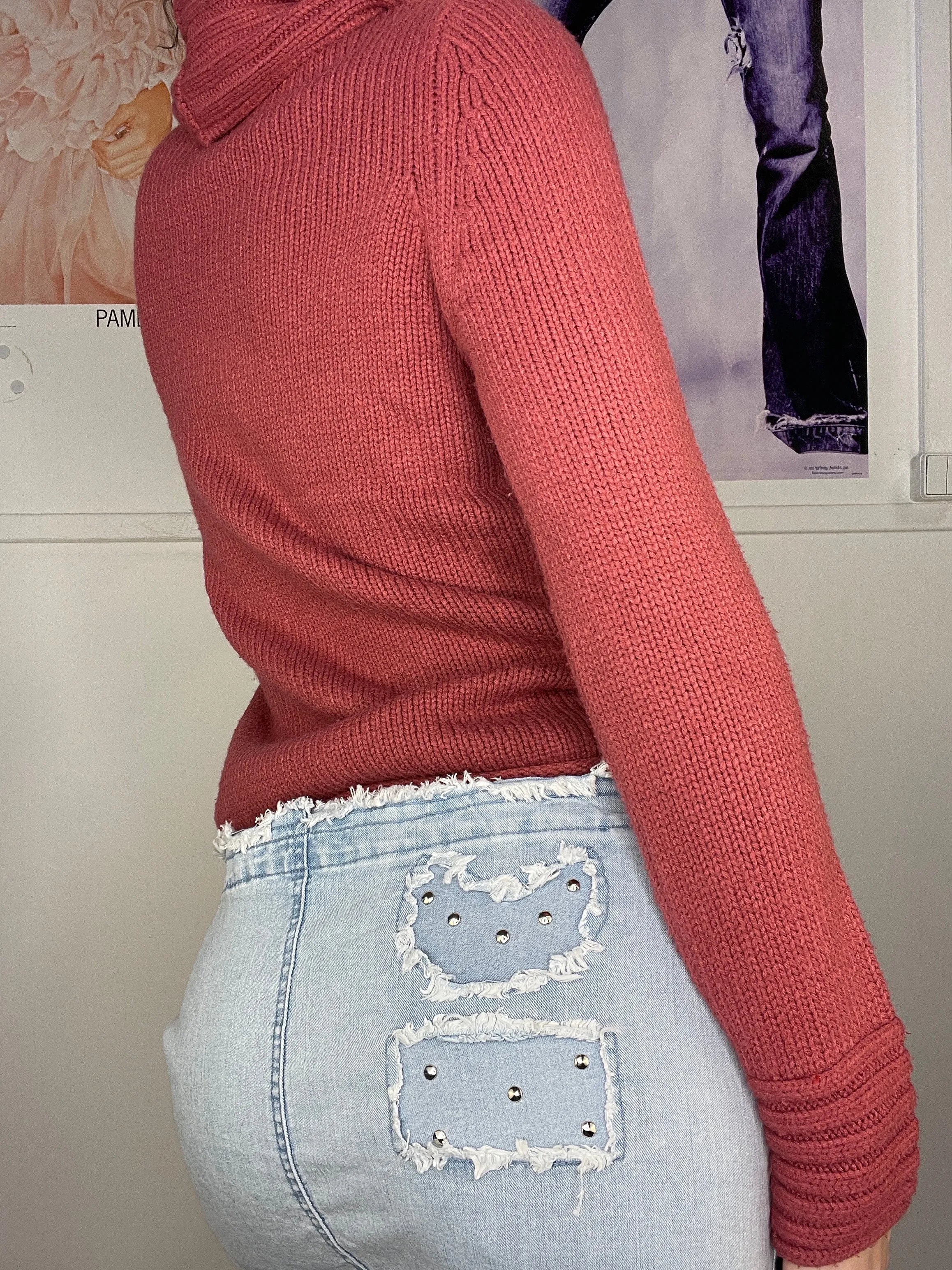 every day wear turtleneck knitwear jumper